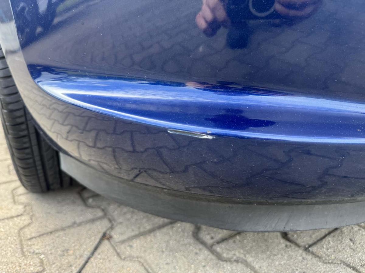Peugeot 207SW RC original Sto&szlig;stange Stossf&auml;nger vorn KPL Montebello blau Bj.2009